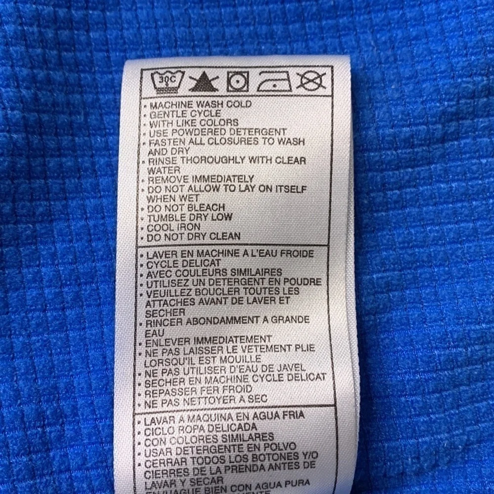 Nike Snap Front Kids Jacket, Size L(12-14), Black With Blue Trim& Lining.